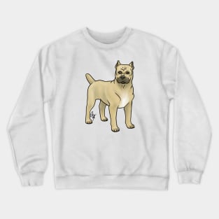 Dog - Cane Corso - Cropped Fawn Crewneck Sweatshirt